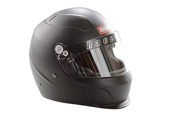 RaceQuip 273990 Flat Black Face Karting Helmets
