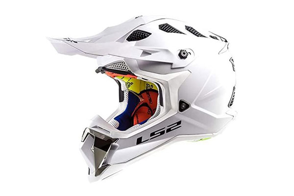 LS2 All White MX Helmets -Off-Road Subverter 
