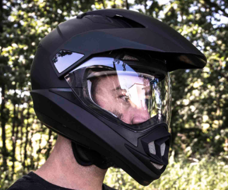 Dual-sport helmet