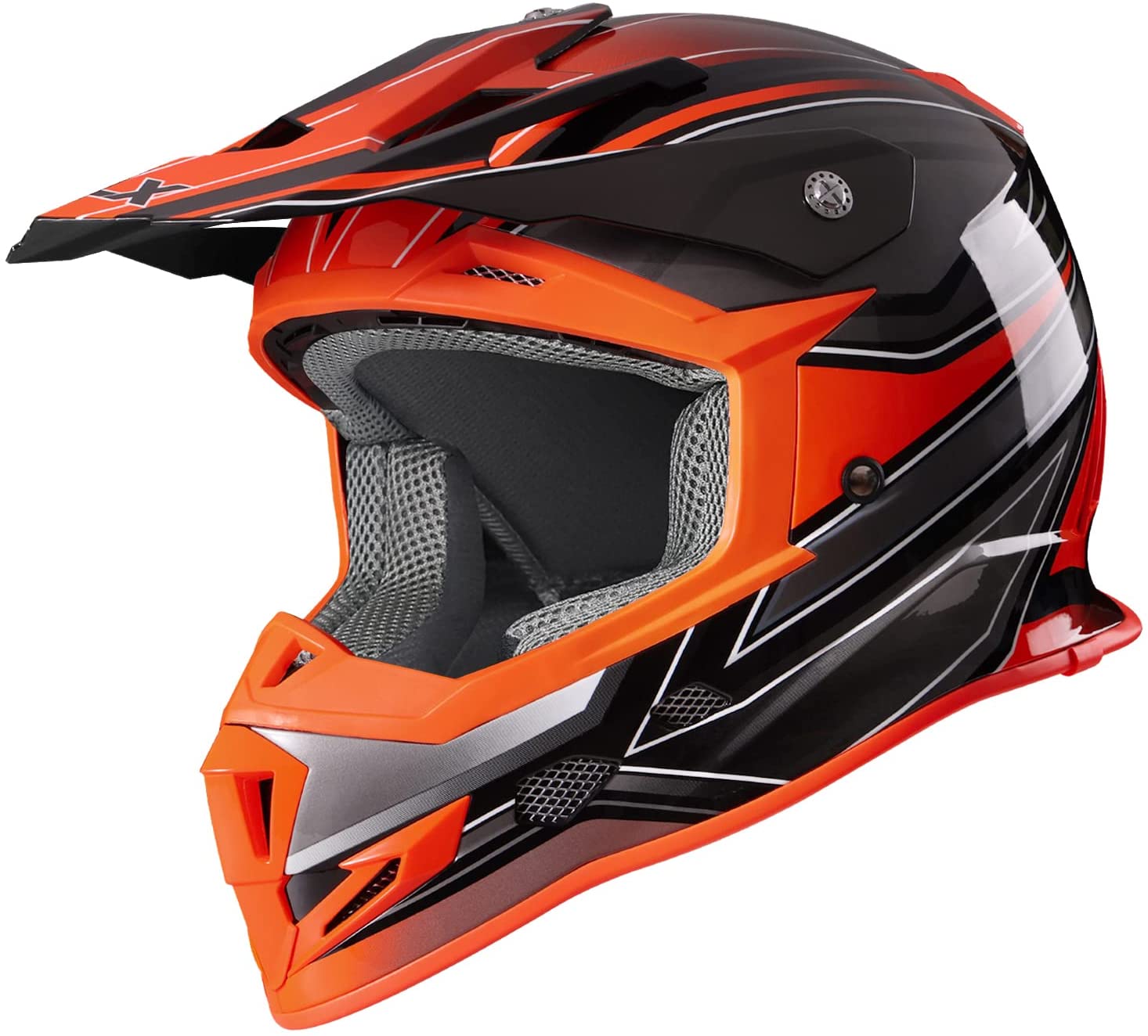 GLX Unisex-Adult GX23 Dirt Bike Off-Road Motocross ATV Motorcycle Helmet for Men Women, DOT Approved