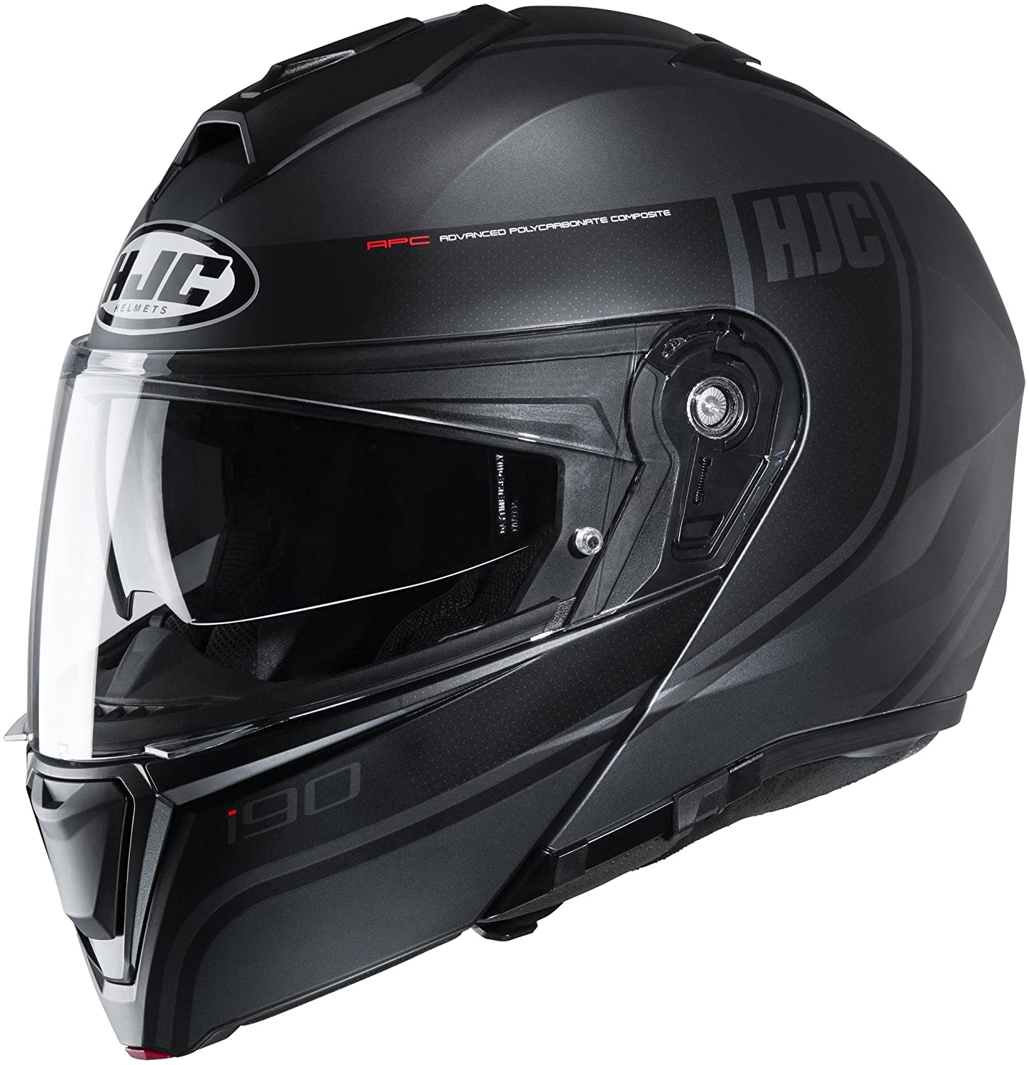 HJC i90 Modular Electric Snowmobile Helmet Davan MC8 Semi-Flat Md
