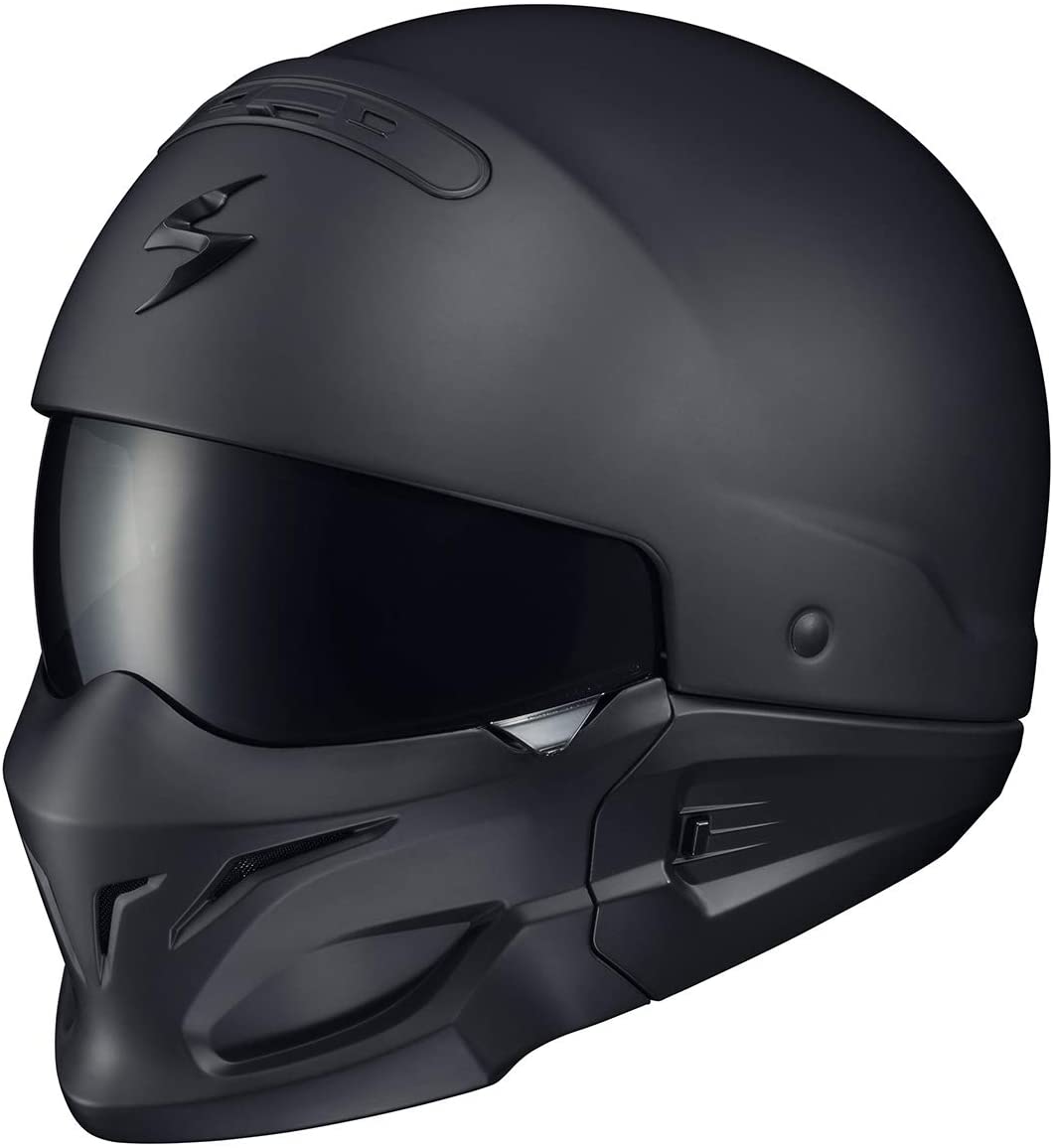 ScorpionExo Covert Unisex-Adult Half-Size-Style Matte Black Helmet