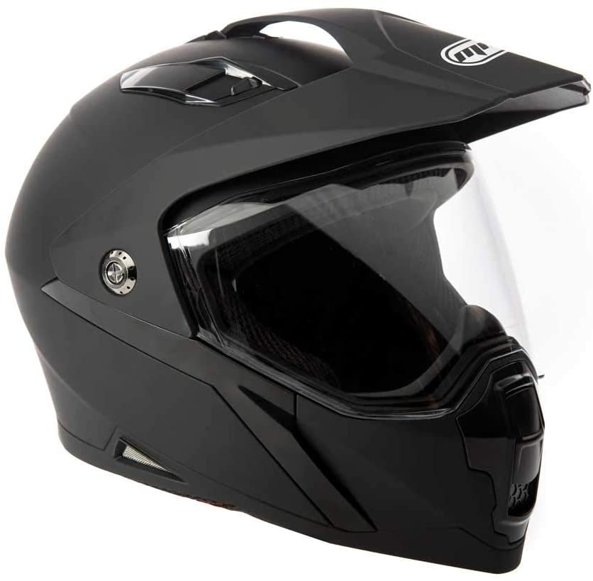 MMG Helmet Dual Sport Off Road Motorcycle Dirt Bike ATV - FlipUp Visor - Model 23