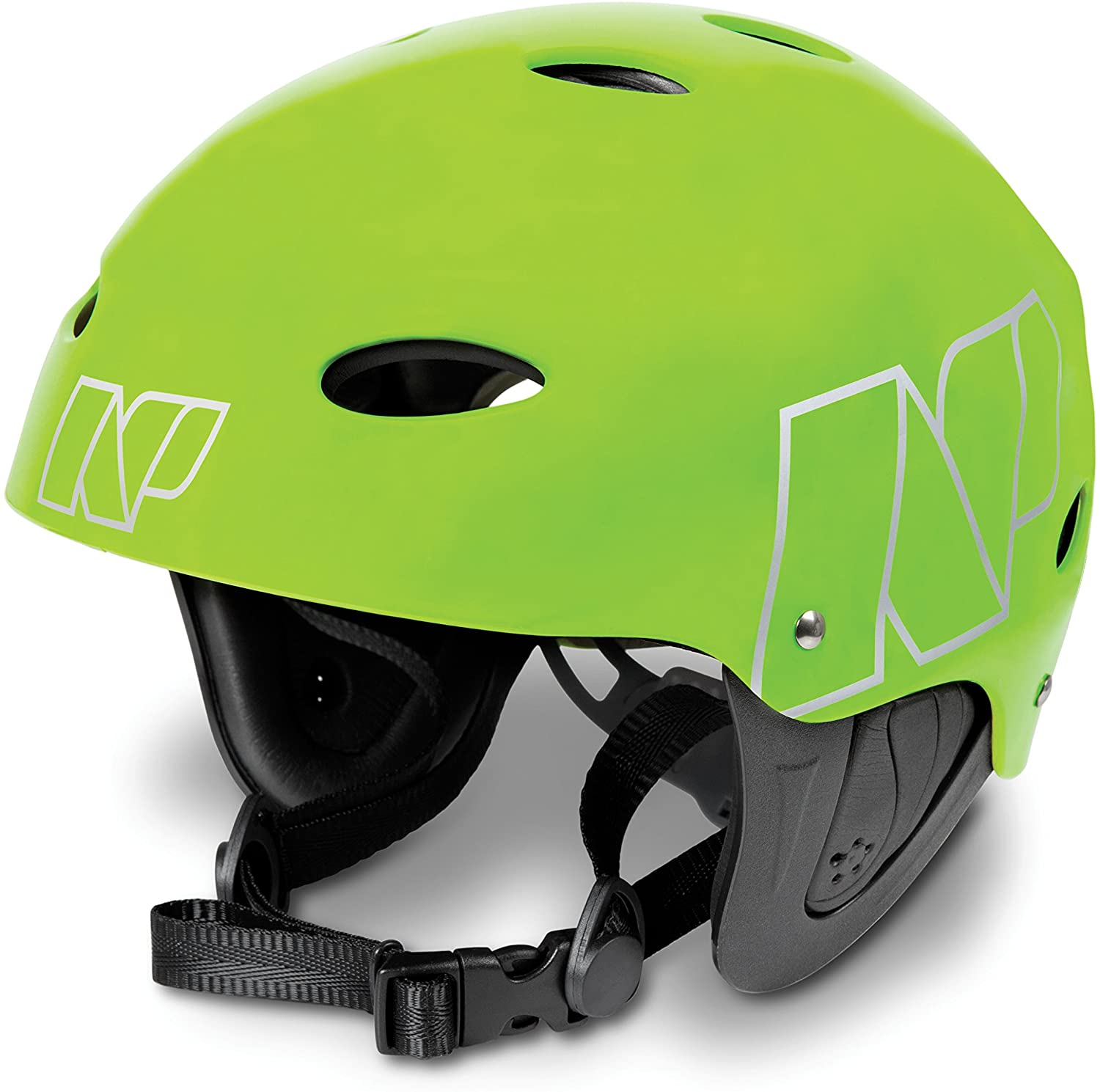 NP Surf Watersports Helmet, Flouro Green Matt