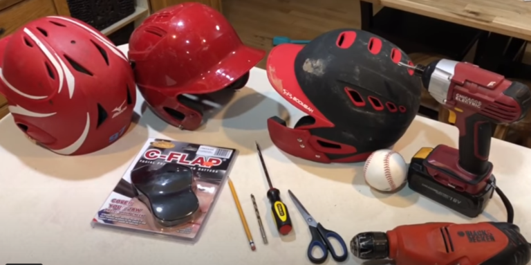 How to install c flap on helmet?