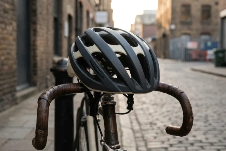 bicycle helmet on handlebars - wear a bike helmet guide