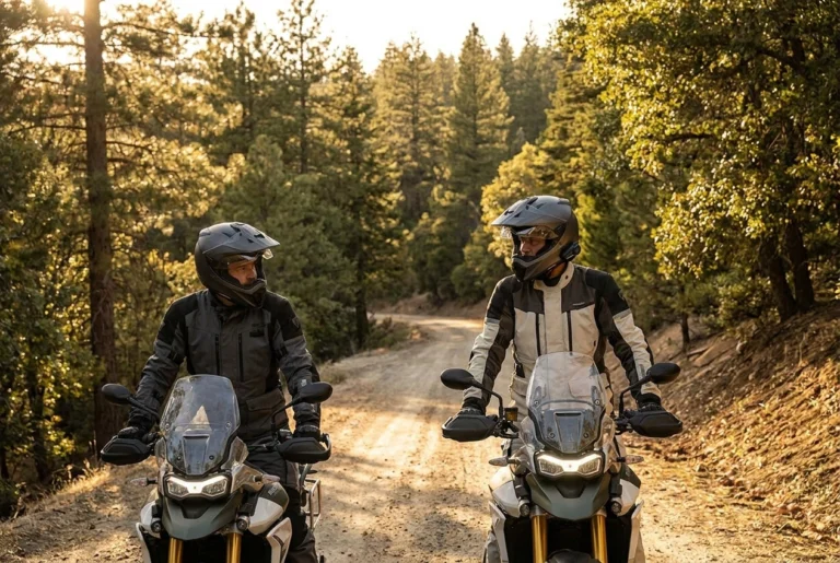 motorcycle helmet intercom riders on road